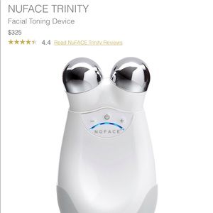 Nuface toning device w/ wrinkle reducer led attac